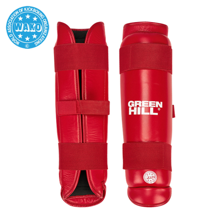 Защита голени PANTHER WACO Approved (красный) /Green Hill 