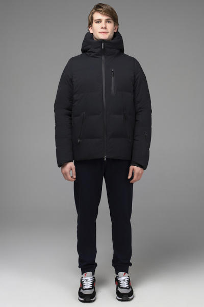 M08515SF-BB242 Куртка пуховая мужская (черный/черный)