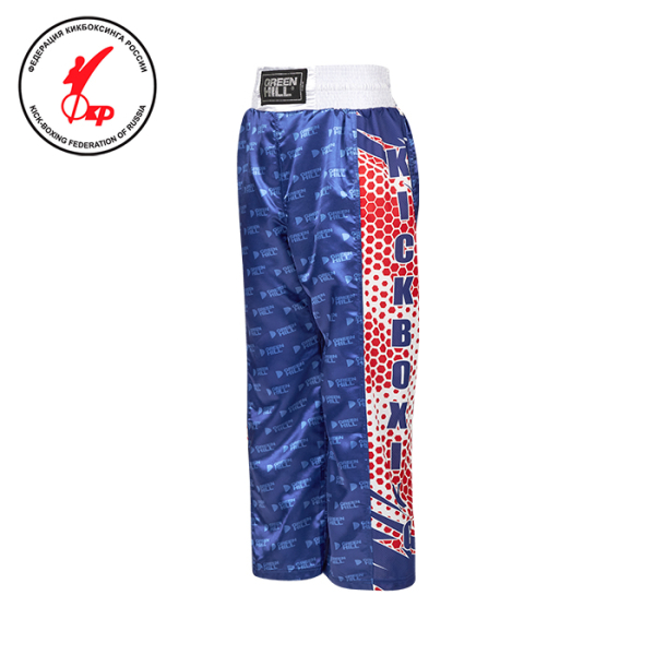 Брюки для кикбоксинга Green Hill синие