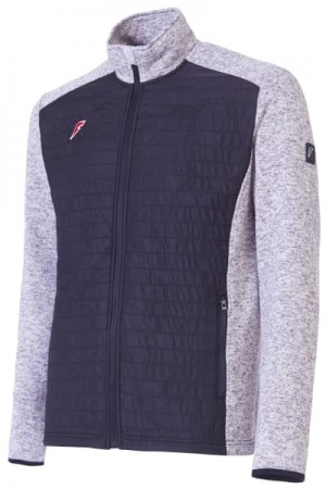 Куртка флисовая мужская (серый/черный) M06110G-GB182