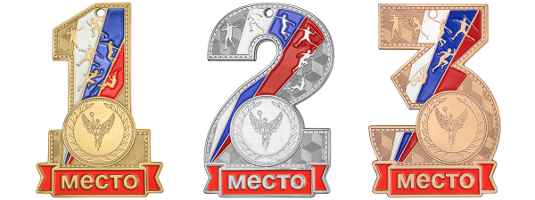 Медаль арт.517-70 (45х70мм, D-25мм, s-2,5 мм)