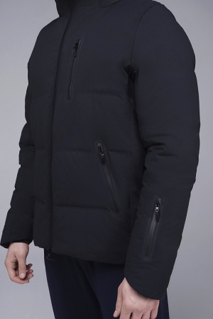 M08515SF-BB242 Куртка пуховая мужская (черный/черный)