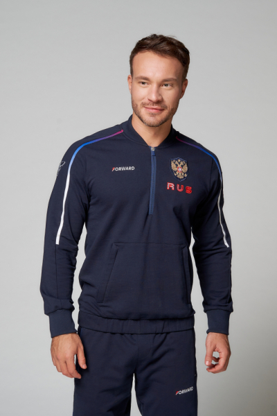 Костюм тренировочный мужской (синий) M04331G-FF202