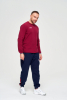 M14110G-CC231 Футболка длинный рукав мужская (бордовый/бордовый)
