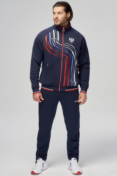 M05321G-FF232 Костюм спортивный (парадный мужской) (синий/синий)