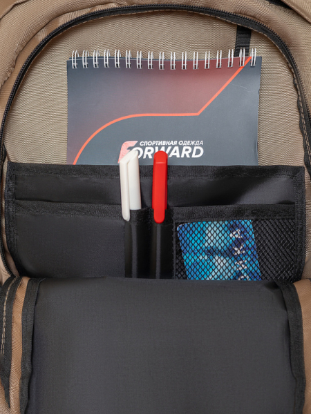 U19430G-BS242 Рюкзак (черный/бежевый)