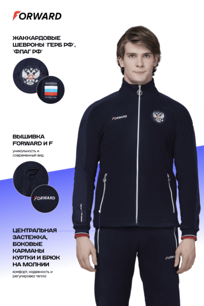 M06321G-FF242R Костюм флисовый мужской (синий/синий)