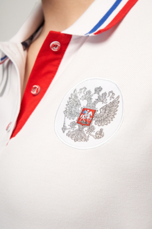 W13220G-FF232R Рубашка поло (женская) (белый/белый)