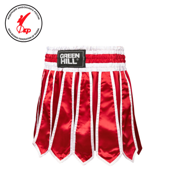 Шорты кикбокс Green Hill COLISEUM красные