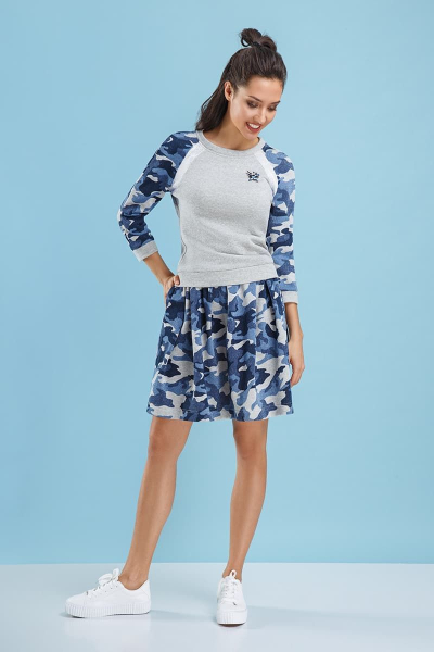 Костюм спортивный женский с юбкой Модель - 503