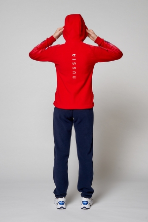 Костюм флисовый женский (красный/синий) W06331G-FF202 