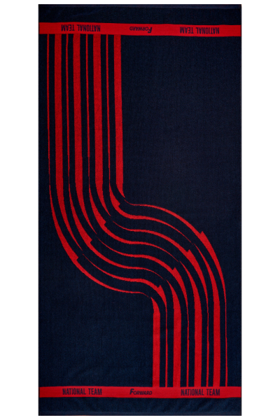 U23341G-FF232R Комплект полотенец (синий/красный)