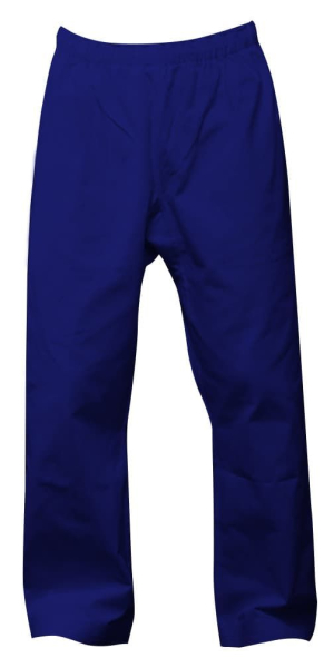 Брюки синие тренировочные для дзюдо на резинке