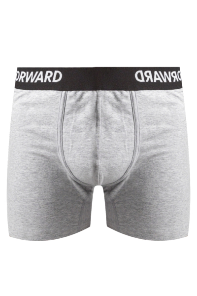 M18510SF-GN242 Комплект трусы боксеры укороченные мужские 2 шт (серый/синий)