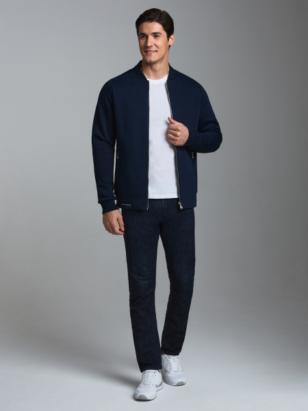 Толстовка мужская 52M-RR-1468 (тёмно-синий) /RED-N-ROCK'S