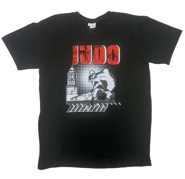 Д-11Ч Футболка ДЗЮДО черный/С.Н.