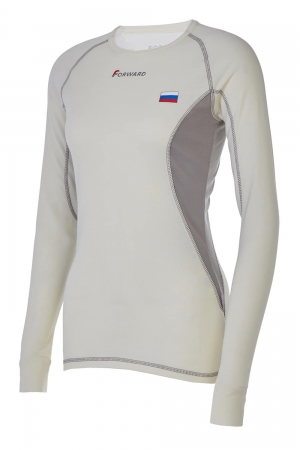 Термобелье женское FORWARD/W18120G-FF172 (молочный/серый)