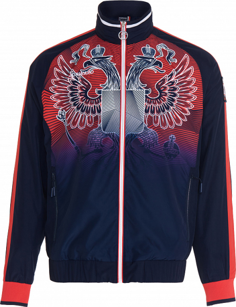 M01310G-NR211 Костюм парадный мужской (синий/красный)