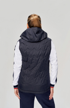 W11321G-FF232 Жилет утепленный женский (синий/синий)