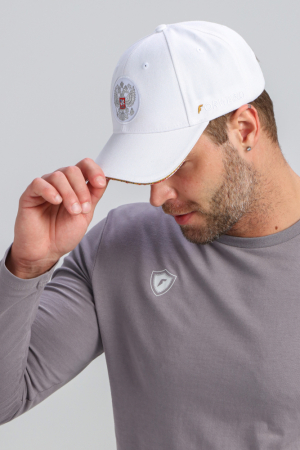 U20142G-WW256 Кепка (бейсболка) (белый/белый)
