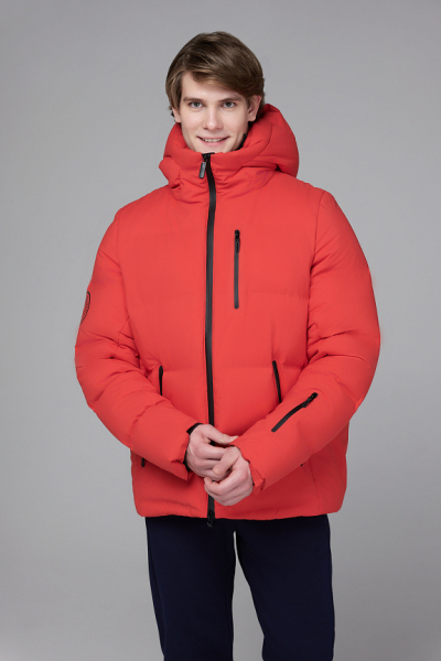 M08515SF-RR242 Куртка пуховая мужская (красный/красный)