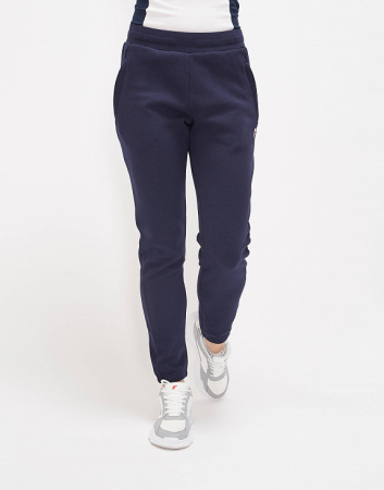 W04210G-NW201 Брюки тренировочные женские (синий/белый)