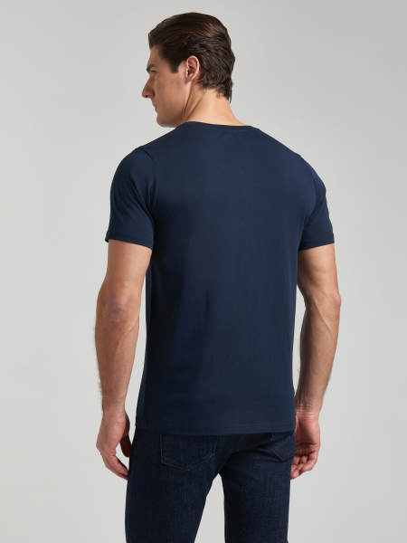 Футболка мужская ГЕРБ (СССР) 66M-RR-1590/1 (тёмно-синий) /RED-N-ROCK'S