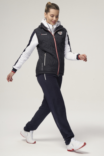 W11321G-FF242R Жилет утепленный женский (синий/синий)