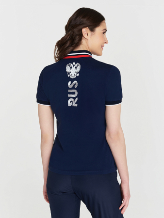 W13210G-NN211 Рубашка поло женская (синий)