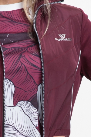 Костюм-тройка спортивный женский (бордо). Модель - 11242