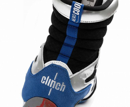Боксерки Clinch Olimp Limited Edition 2.0 чёрно-серебристо-сине-красные C416