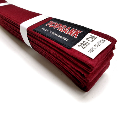 Пояс для кимоно красный