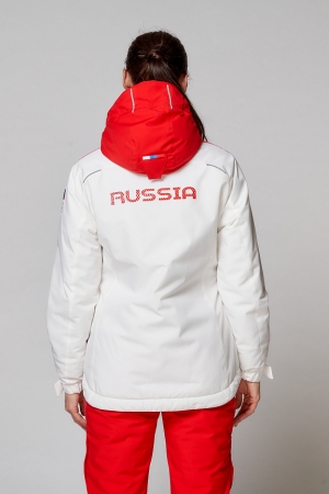 Костюм утепленный женский (белый/красный) W03331G-FF202 