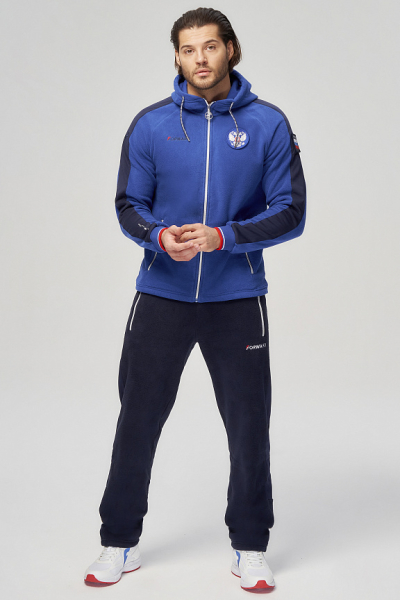 M06310G-FF242 Костюм флисовый мужской (голубой/синий)