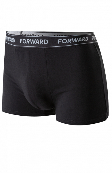 M18540SF-BB242 Трусы боксеры укороченные мужские (черный/черный)