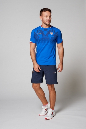 U22211G-FF202 Кроссовки беговые (белый/голубой) 