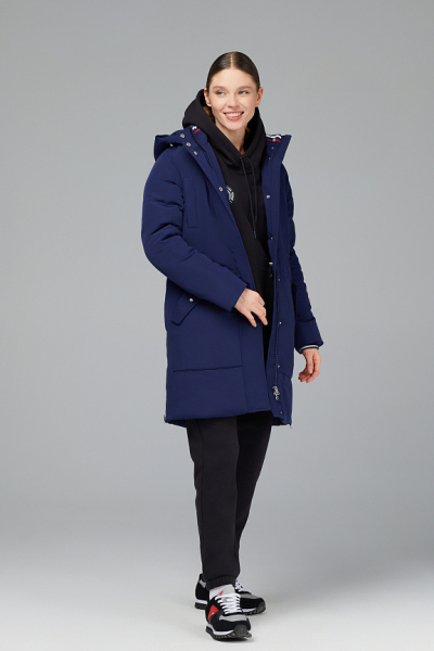 W08260SF-NN242 Куртка утепленная женская (синий/синий)