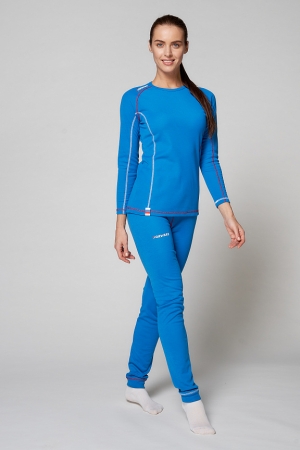 Термобелье женское (голубой) W18120G-FF202