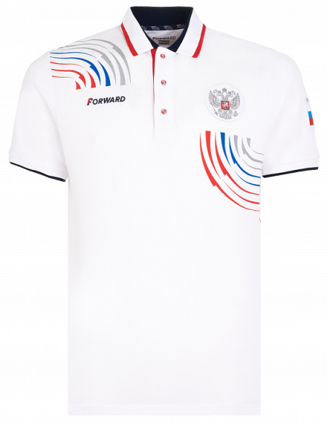 M13220G-FF232R Рубашка поло (мужская) (белый/белый)