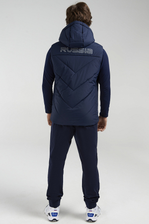 M11230G-NN222 Жилет утепленный мужской (синий)