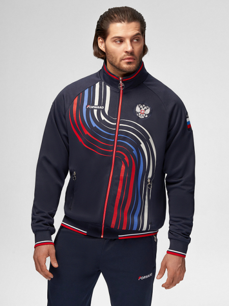 M05321G-FF232 Костюм спортивный (парадный мужской) (синий/синий)