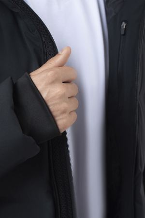 M08515SF-BB242 Куртка пуховая мужская (черный/черный)