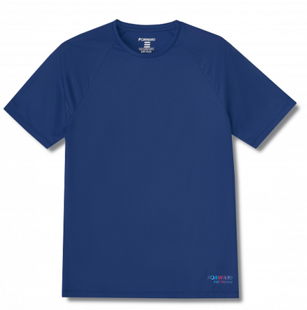 M14260T-II241 Футболка тренировочная с кор. рукавом мужская (индиго/индиго)