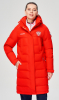 W08130G-FF232R Куртка пуховая женская (красный/красный)