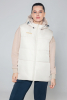 U11210P-MM232 Жилет утепленный унисекс (молочный/молочный)