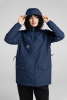 W09110SF-NN241 Куртка ветрозащитная на флисовой подкладке женская (синий/синий)