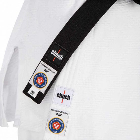 Кимоно для дзюдо Clinch Judo Gold FDR белое C777