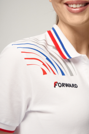 W13220G-FF232R Рубашка поло (женская) (белый/белый)