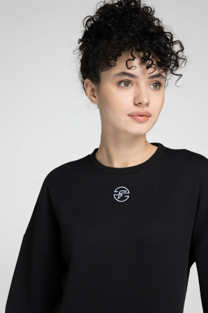 W10410SF-BB241 Толстовка женская (черный/черный)