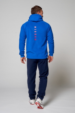 Костюм флисовый мужской (голубой/синий) M06331G-FF202